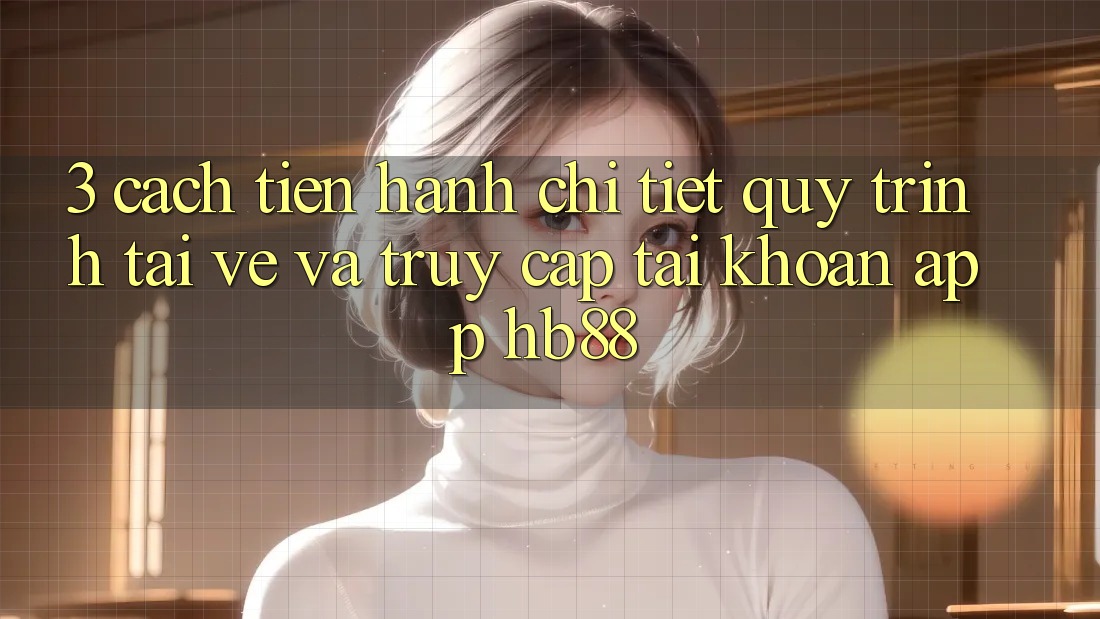 3. Cách tiến hành Chi Tiết Quy Trình Tải về Và Truy cập tài khoản App HB88