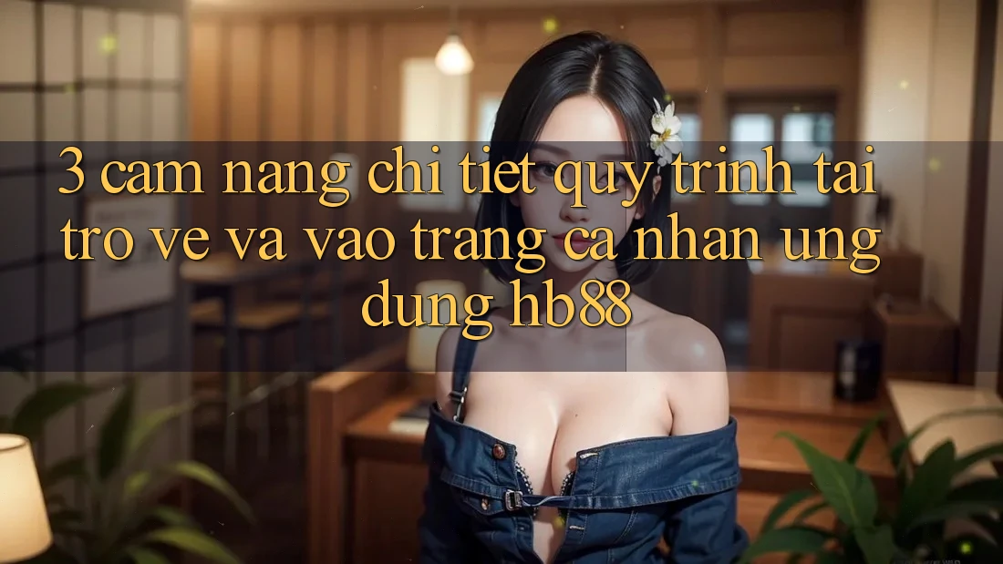 3. Cẩm nang Chi Tiết Quy Trình Tải trở về Và Vào trang cá nhân Ứng Dụng HB88
