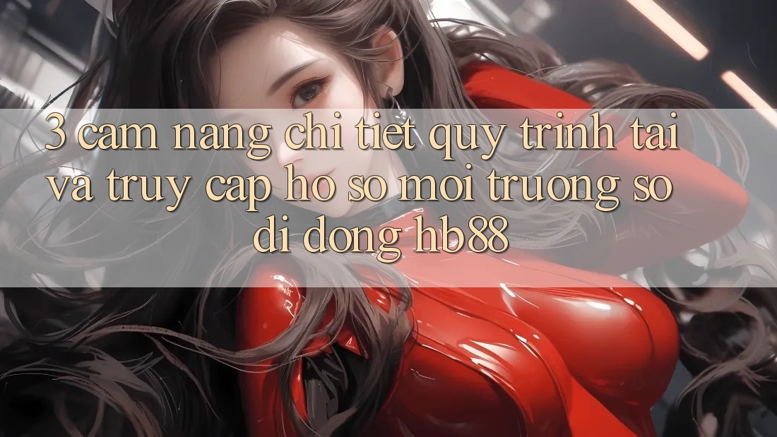 3. Cẩm nang Chi Tiết Quy Trình Tải Và Truy cập hồ sơ Môi trường số di động HB88