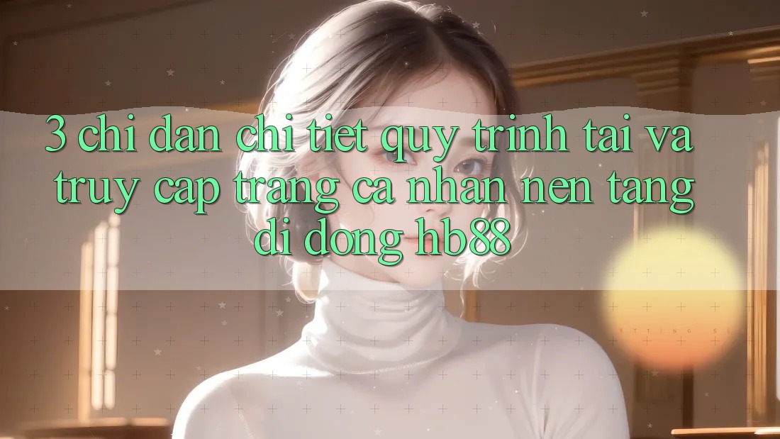 3. Chỉ dẫn Chi Tiết Quy Trình Tải Và Truy cập trang cá nhân Nền tảng di động HB88