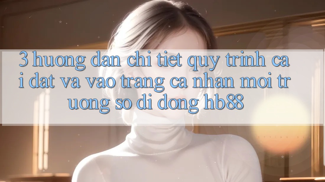 3. Hướng Dẫn Chi Tiết Quy Trình Cài đặt Và Vào trang cá nhân Môi trường số di động HB88