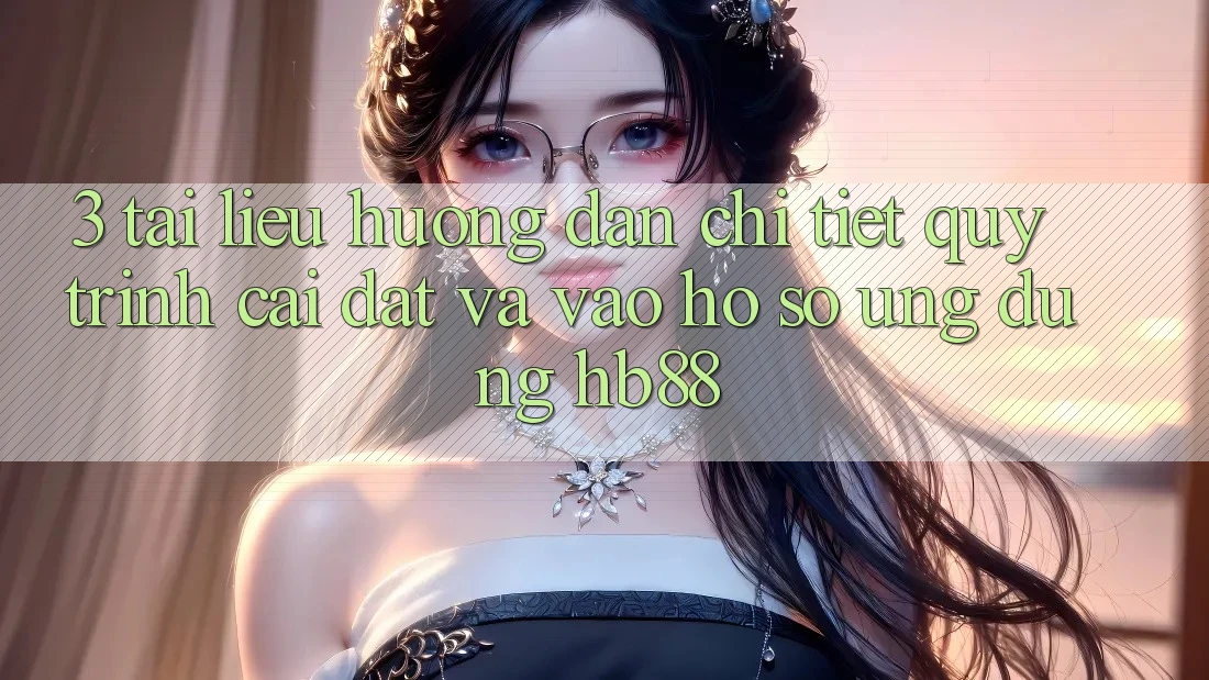 3. Tài liệu hướng dẫn Chi Tiết Quy Trình Cài đặt Và Vào hồ sơ Ứng Dụng HB88