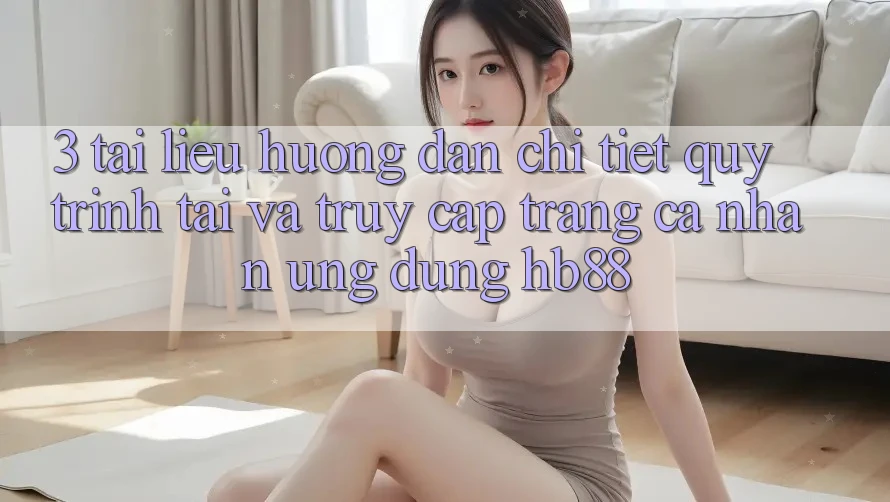 3. Tài liệu hướng dẫn Chi Tiết Quy Trình Tải Và Truy cập trang cá nhân Ứng Dụng HB88