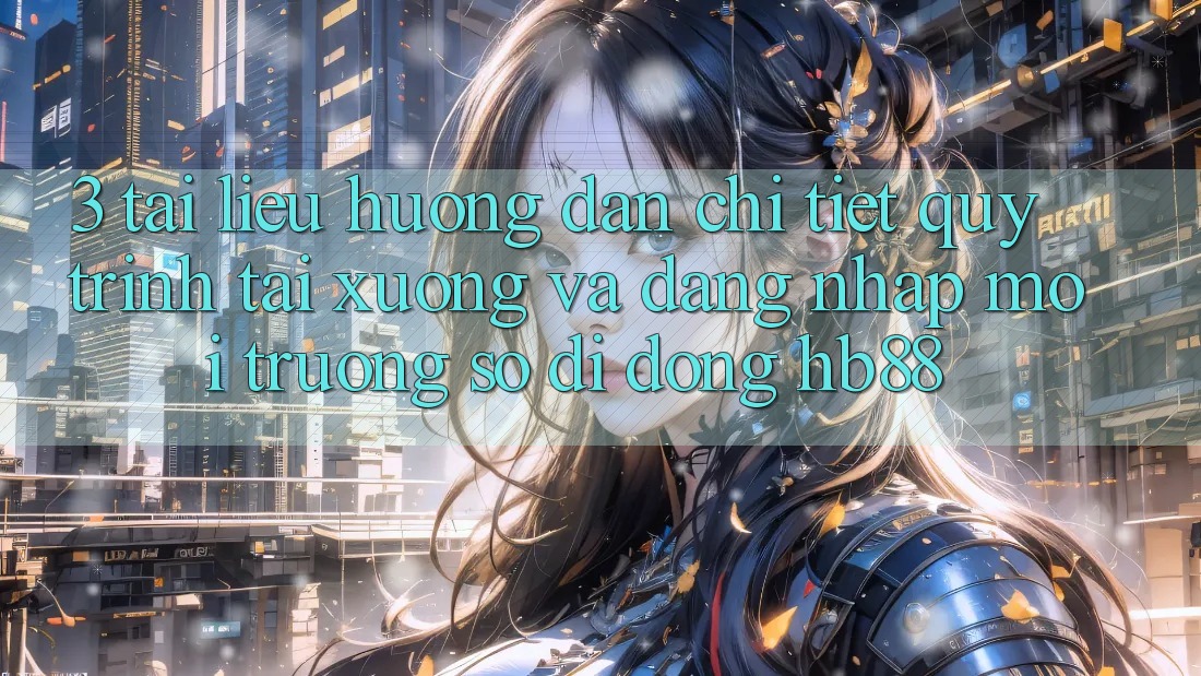 3. Tài liệu hướng dẫn Chi Tiết Quy Trình Tải xuống Và Đăng Nhập Môi trường số di động HB88