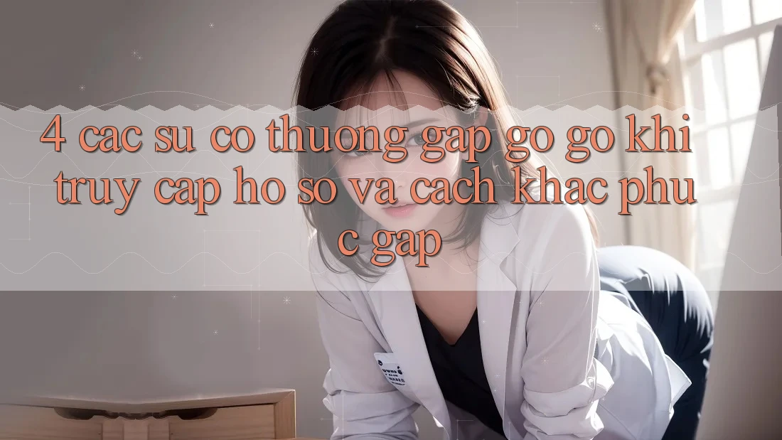 4. Các Sự Cố Thường Gặp gỡ gỡ Khi Truy cập hồ sơ Và Cách Khắc Phục Gấp