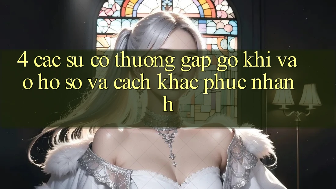 4. Các Sự Cố Thường Gặp gỡ Khi Vào hồ sơ Và Cách Khắc Phục Nhanh