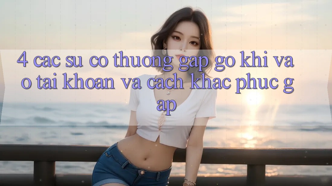 4. Các Sự Cố Thường Gặp gỡ Khi Vào tài khoản Và Cách Khắc Phục Gấp