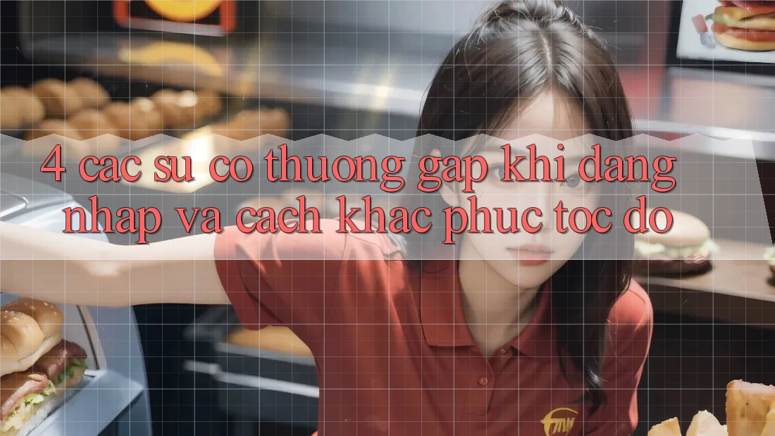 4. Các Sự Cố Thường Gặp Khi Đăng nhập Và Cách Khắc Phục Tốc độ
