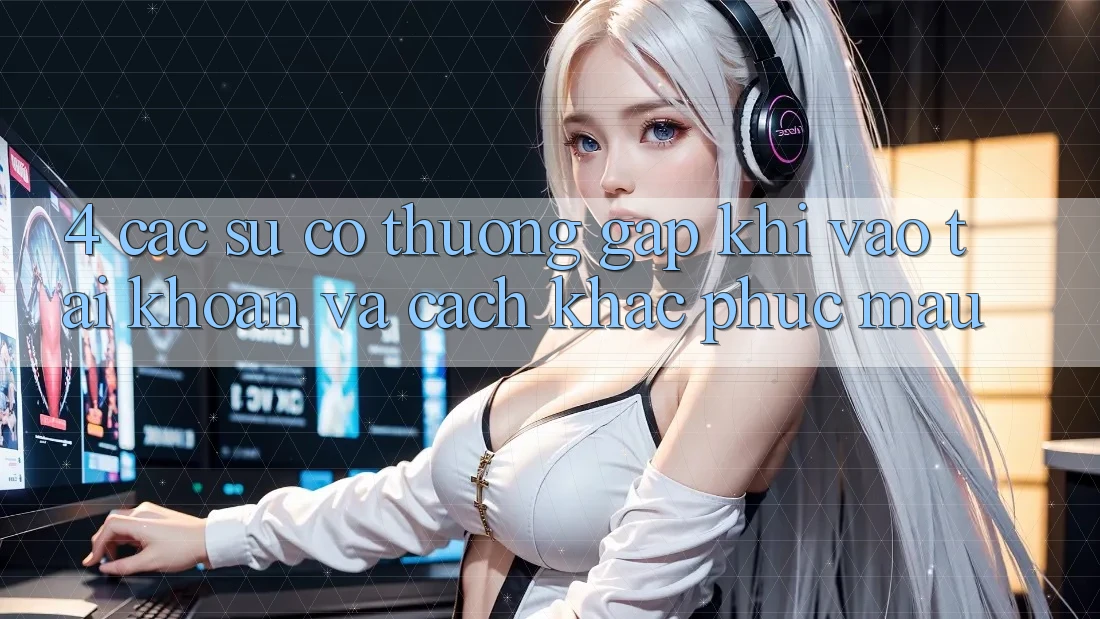 4. Các Sự Cố Thường Gặp Khi Vào tài khoản Và Cách Khắc Phục Mau