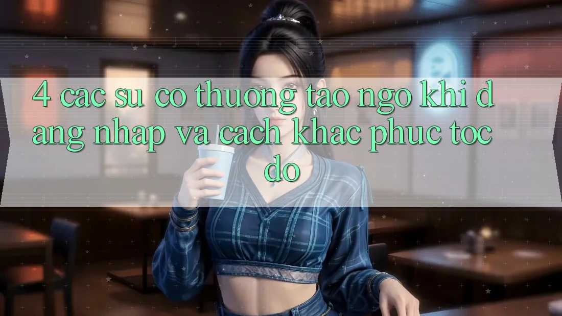 4. Các Sự Cố Thường Tao ngộ Khi Đăng nhập Và Cách Khắc Phục Tốc độ