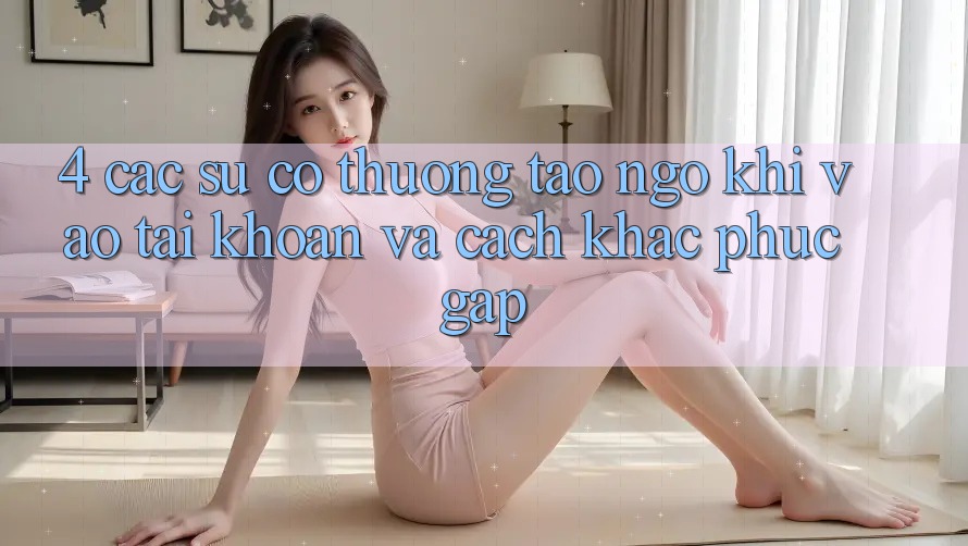4. Các Sự Cố Thường Tao ngộ Khi Vào tài khoản Và Cách Khắc Phục Gấp