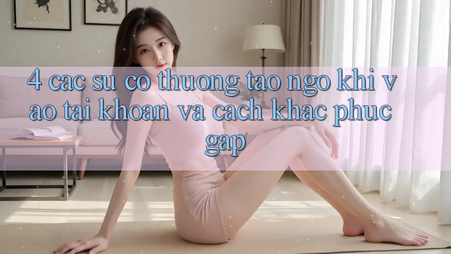 4. Các Sự Cố Thường Tao ngộ Khi Vào tài khoản Và Cách Khắc Phục Gấp