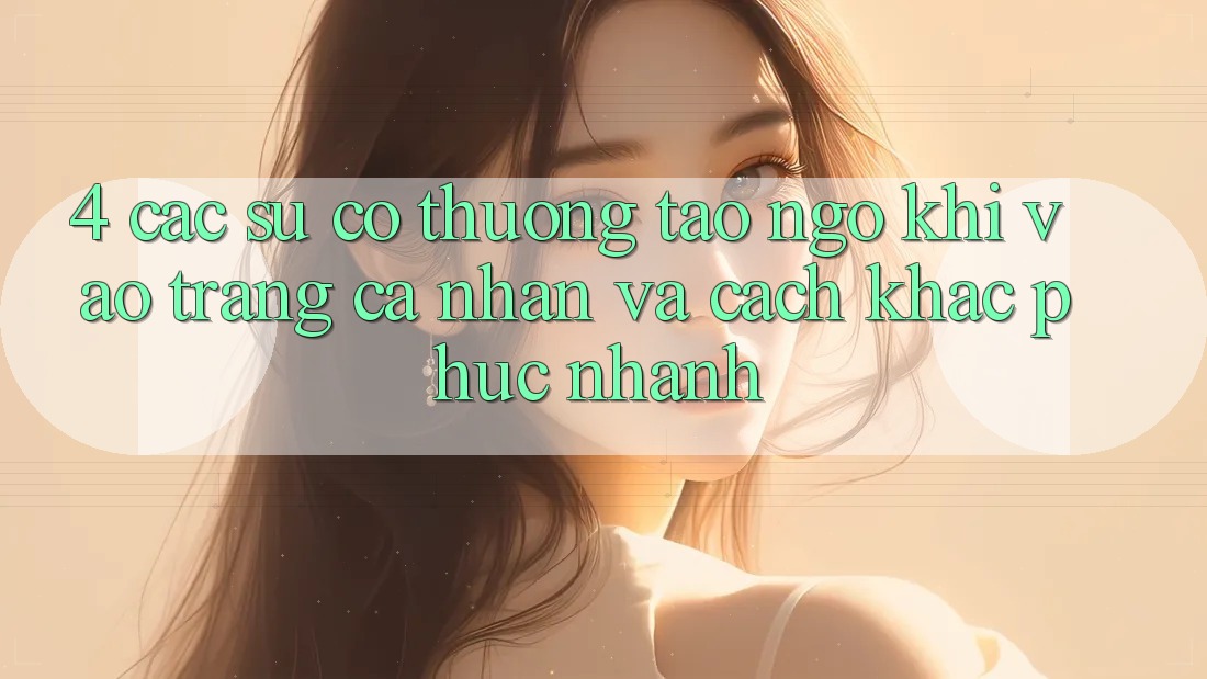 4. Các Sự Cố Thường Tao ngộ Khi Vào trang cá nhân Và Cách Khắc Phục Nhanh