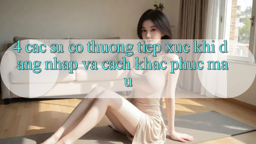 4. Các Sự Cố Thường Tiếp xúc Khi Đăng Nhập Và Cách Khắc Phục Mau