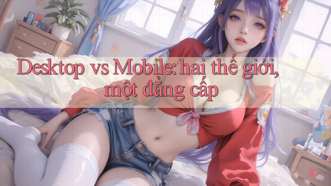 Desktop vs Mobile: hai thế giới, một đẳng cấp