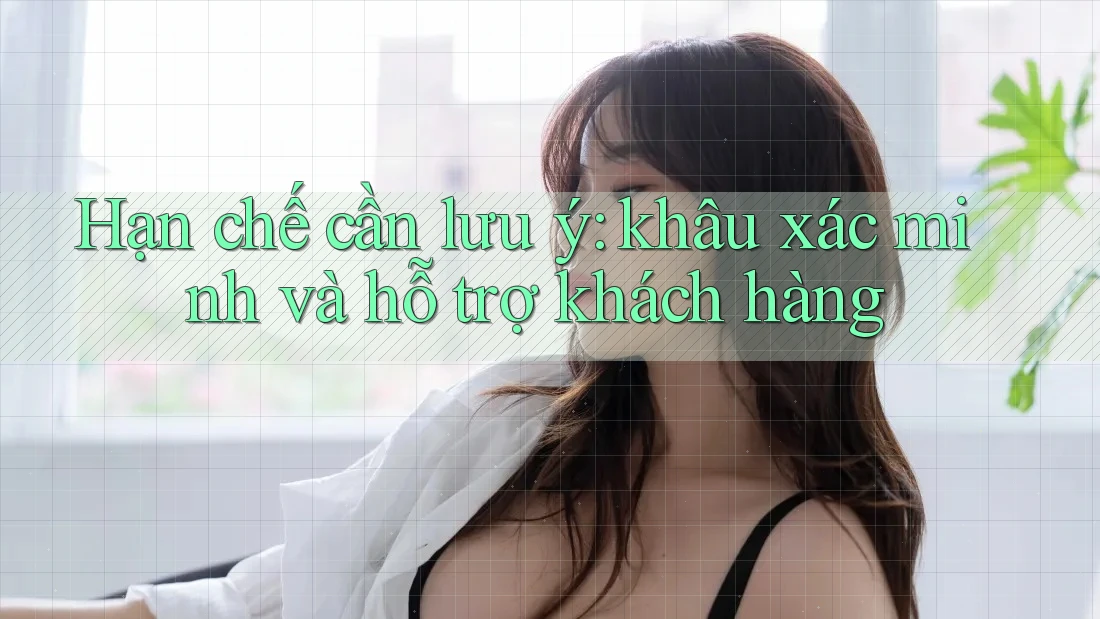 Hạn chế cần lưu ý: khâu xác minh và hỗ trợ khách hàng