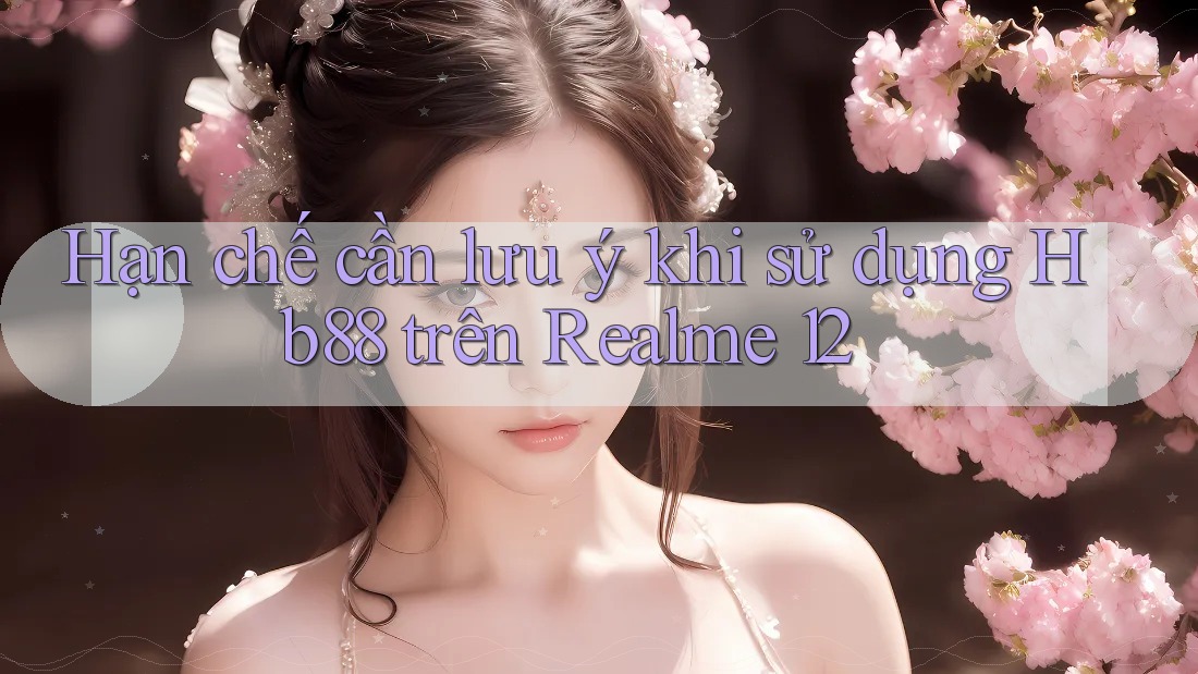 Hạn chế cần lưu ý khi sử dụng Hb88 trên Realme 12