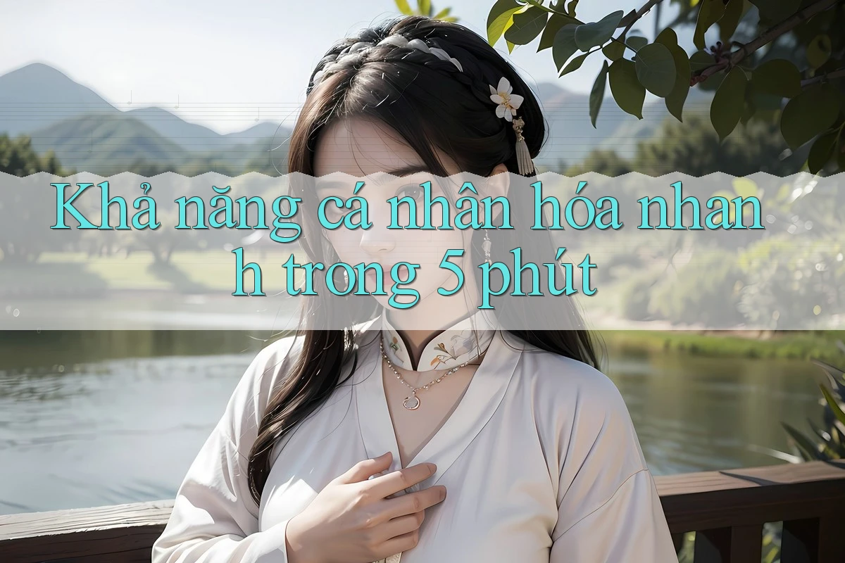 Khả năng cá nhân hóa nhanh trong 5 phút