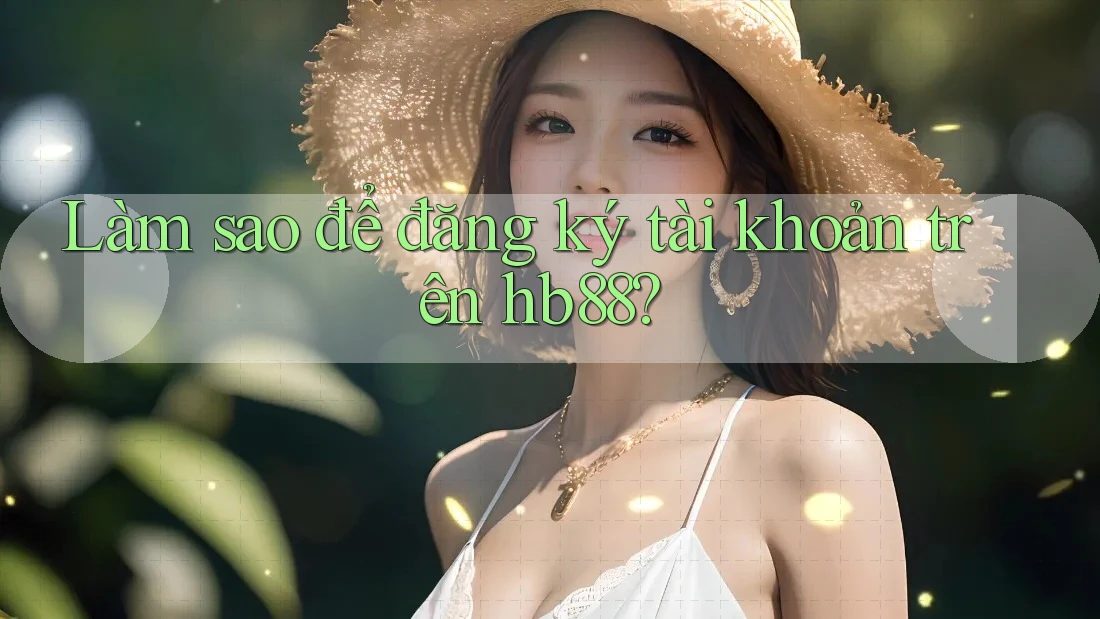 Làm sao để đăng ký tài khoản trên hb88?