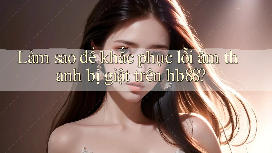 Làm sao để khắc phục lỗi âm thanh bị giật trên hb88?
