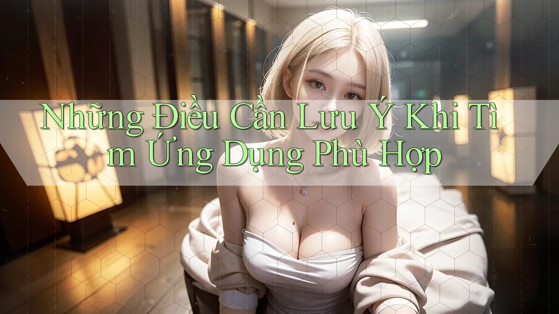 Những Điều Cần Lưu Ý Khi Tìm Ứng Dụng Phù Hợp