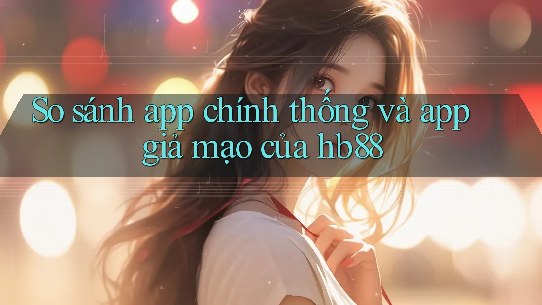 So sánh app chính thống và app giả mạo của hb88