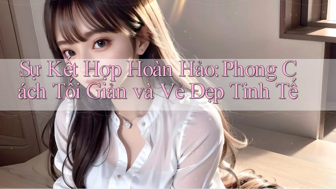 Sự Kết Hợp Hoàn Hảo: Phong Cách Tối Giản và Vẻ Đẹp Tinh Tế