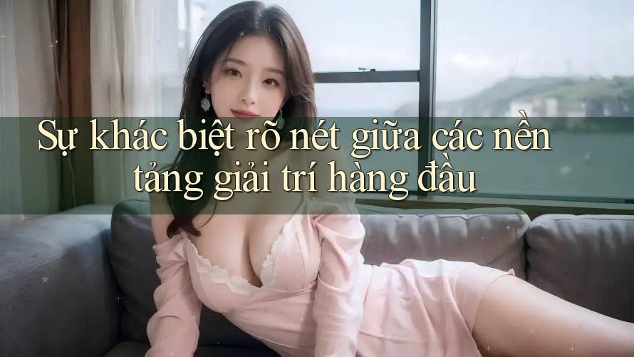 Sự khác biệt rõ nét giữa các nền tảng giải trí hàng đầu