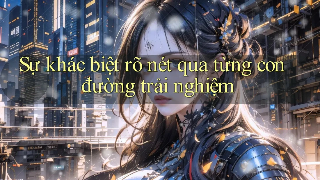 Sự khác biệt rõ nét qua từng con đường trải nghiệm