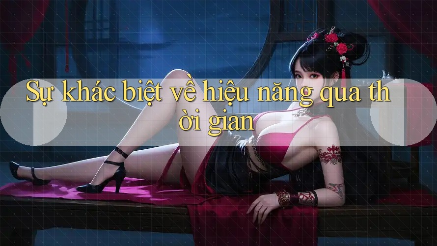Sự khác biệt về hiệu năng qua thời gian