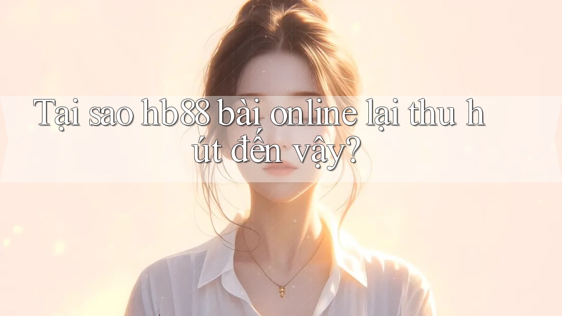 Tại sao hb88 bài online lại thu hút đến vậy?