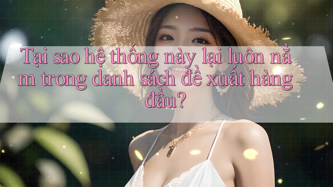 Tại sao hệ thống này lại luôn nằm trong danh sách đề xuất hàng đầu?