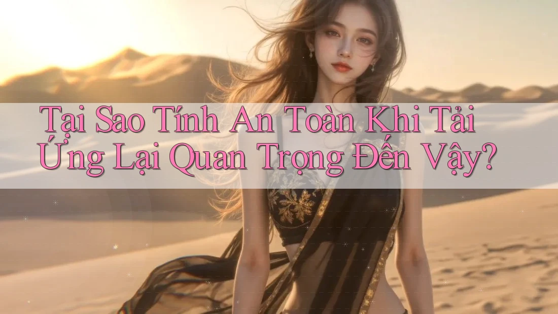 Tại Sao Tính An Toàn Khi Tải Ứng Lại Quan Trọng Đến Vậy?