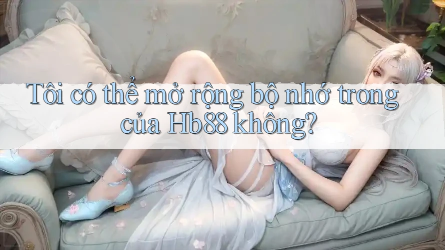 Tôi có thể mở rộng bộ nhớ trong của Hb88 không?