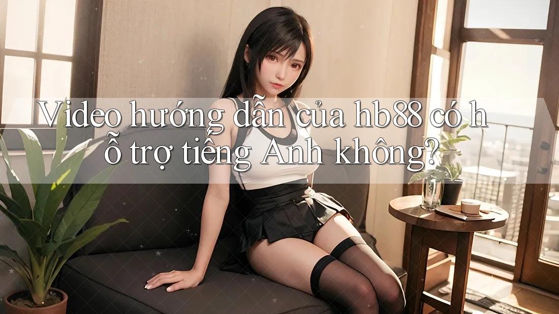 Video hướng dẫn của hb88 có hỗ trợ tiếng Anh không?